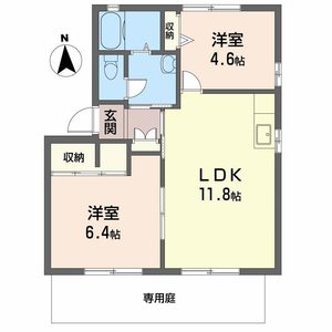 ディアス上ノ茶屋Ｂ 0101号室