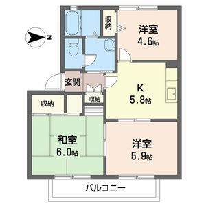 ディアス宮脇 A203号室