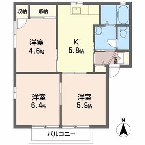 ベルフォーレ A201号室