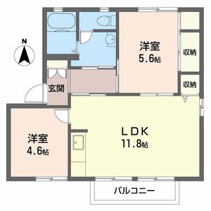ジュネスのざとＥＡＳＴ E201号室