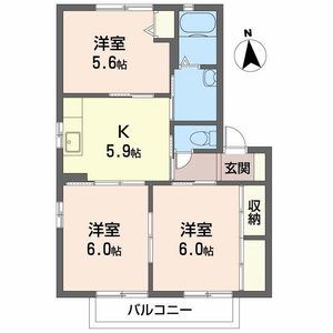 フレグランス今市Ⅱ A202号-6