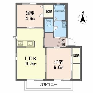 シャーメゾン堂本 B202号室