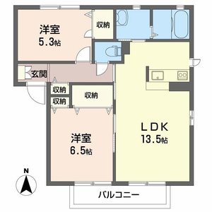シャーメゾンキサ砥堀 0202号室