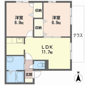パラッツオ香寺 0105号室