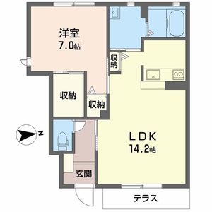 シャーメゾン今宿 B102号室