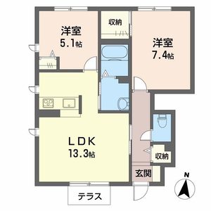 ハイツ熊見Ⅴ A101号-2