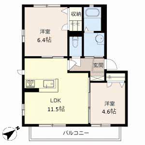 ＰＡＲＡＤＯＲＥＳ（パラドール） C202号室