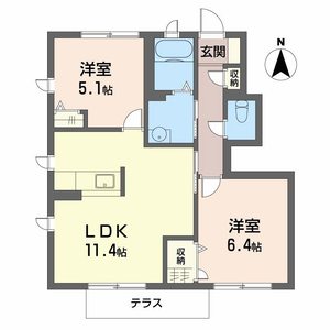 シャーメゾン浜の宮 B103号室