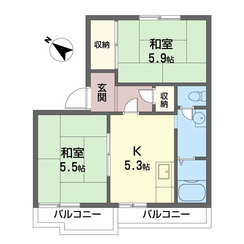坂の久保ハイツＡ 0206号-3