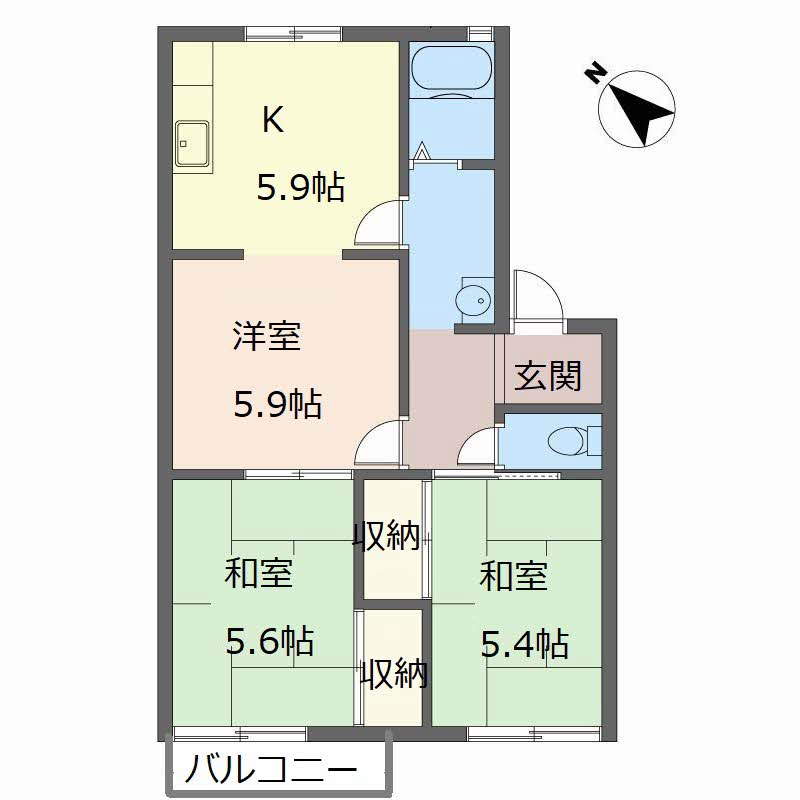 パークサイド木下 A207号-2