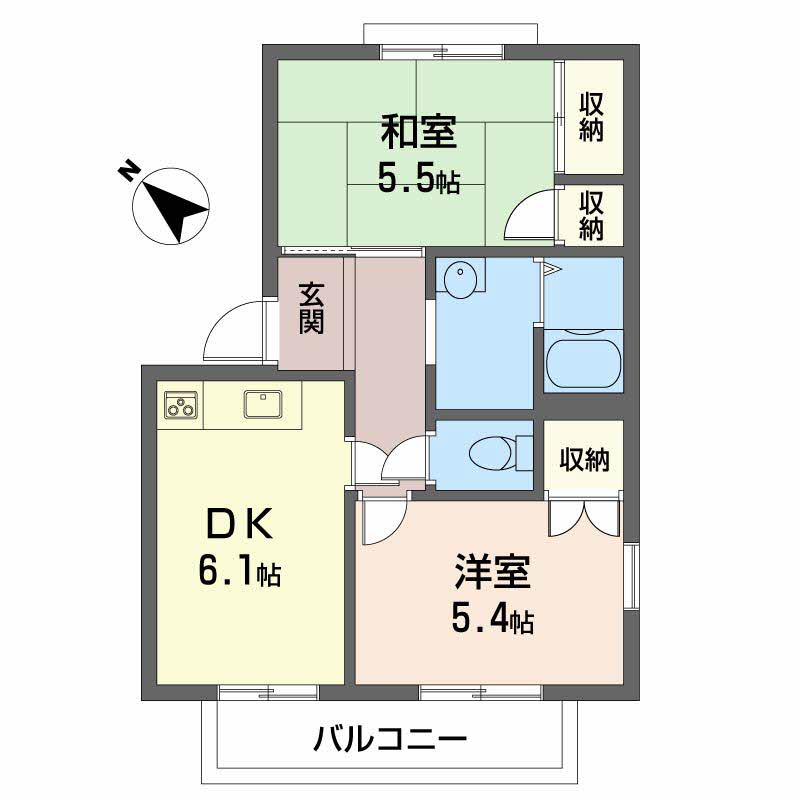 パークサイド木下 A201号-4