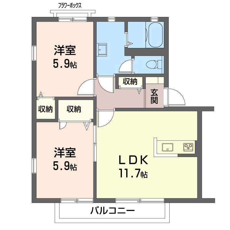 大宮ハイツ B102号-2