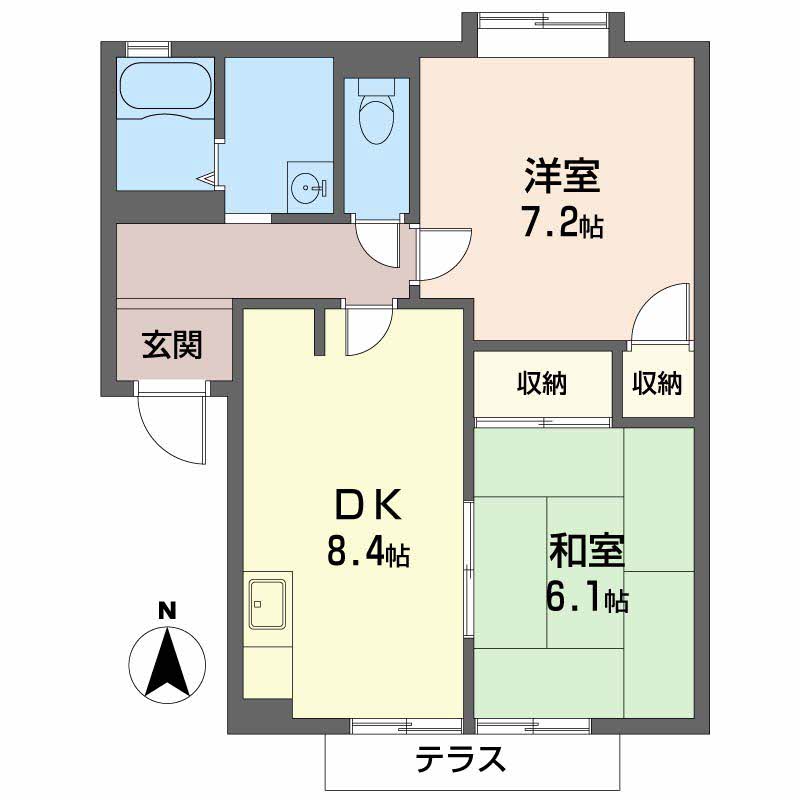 リッチネス阪南Ａ，Ｂ，Ｃ，Ｄ D102号-16