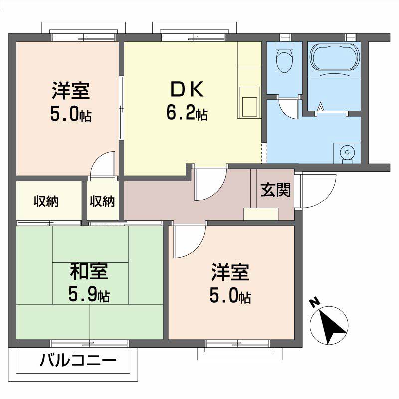 サンメゾンくすの木A203-2