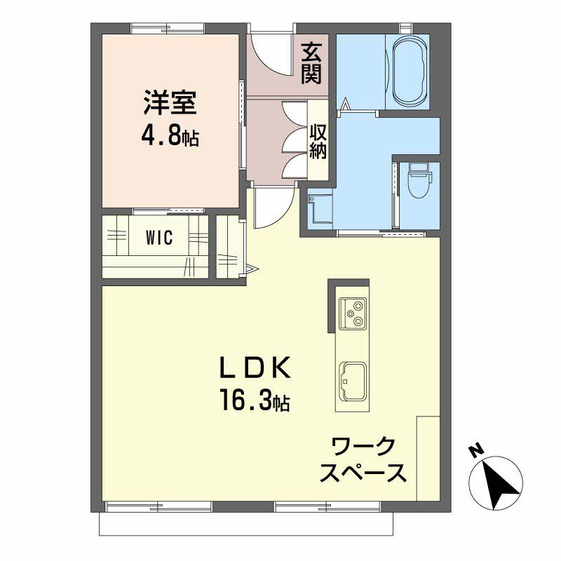フラワーハイツＡ，Ｂ A102号-16
