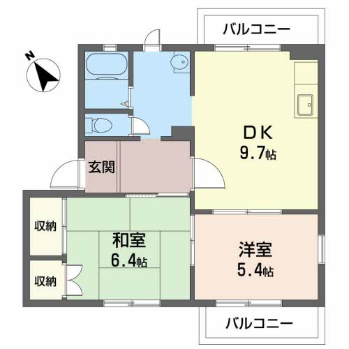 坂の久保ハイツD 0203号-4