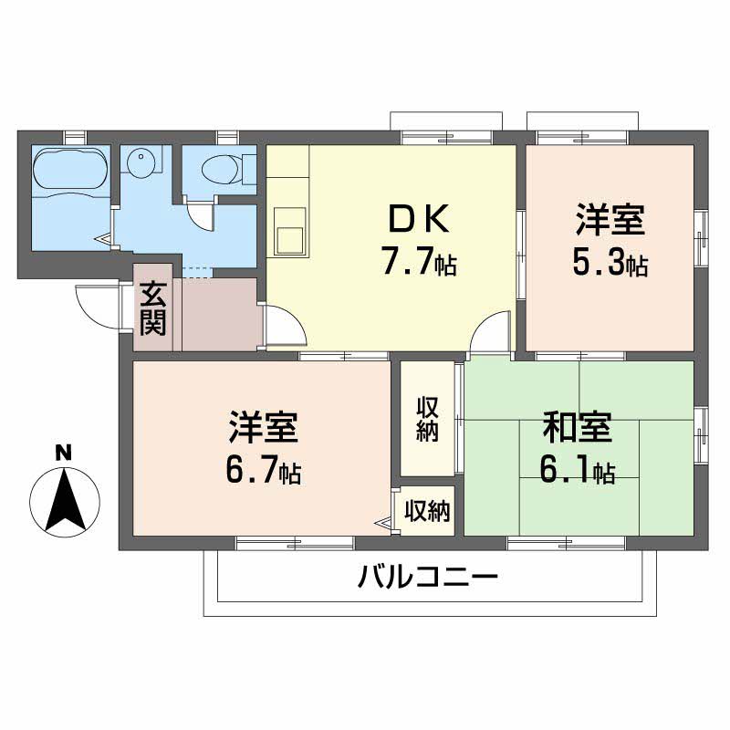 ファミーユ美津＊ A202号-2