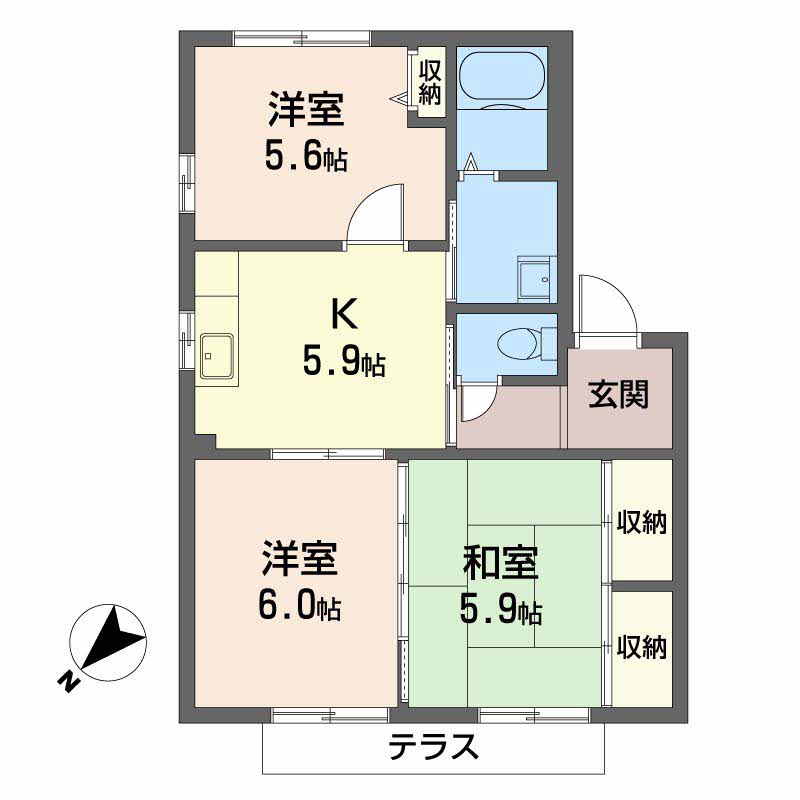 大町ガーデンライフ D105号-2