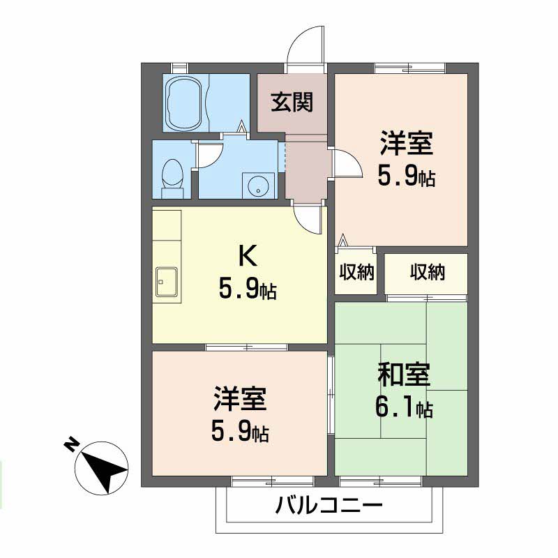 ハイツ サンパティーク 0203号-13
