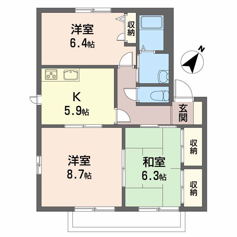 リバーサイド忠岡 B202号-14