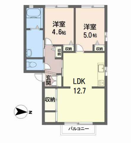 ジョイフルハイツ富木 A202号-2