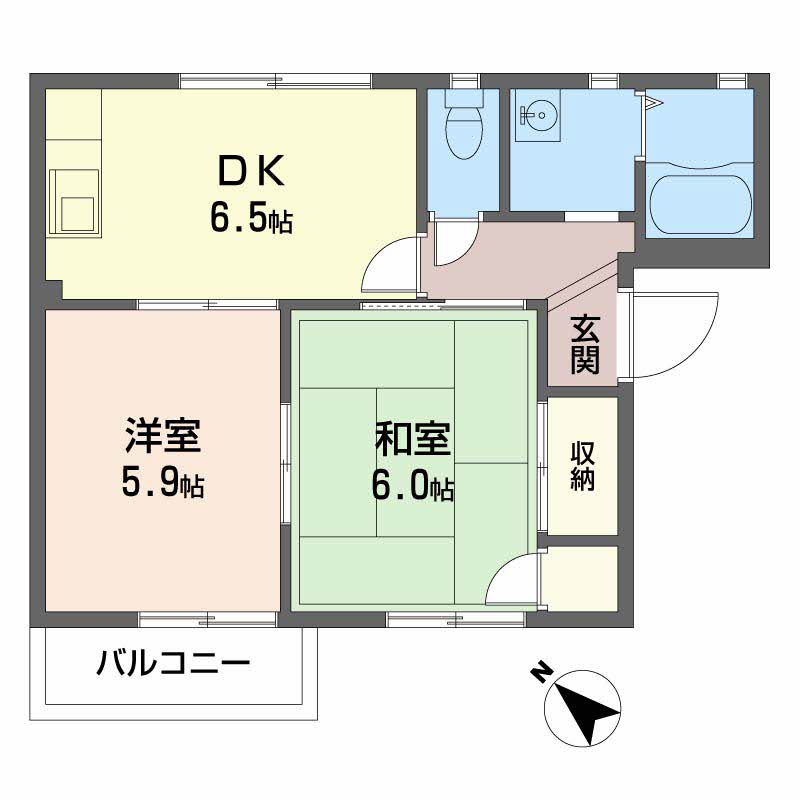 メリーハイツ B201号-2