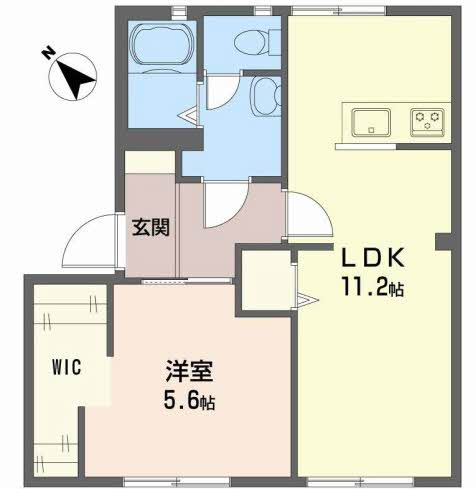 坂の久保ハイツＥ棟E103-2