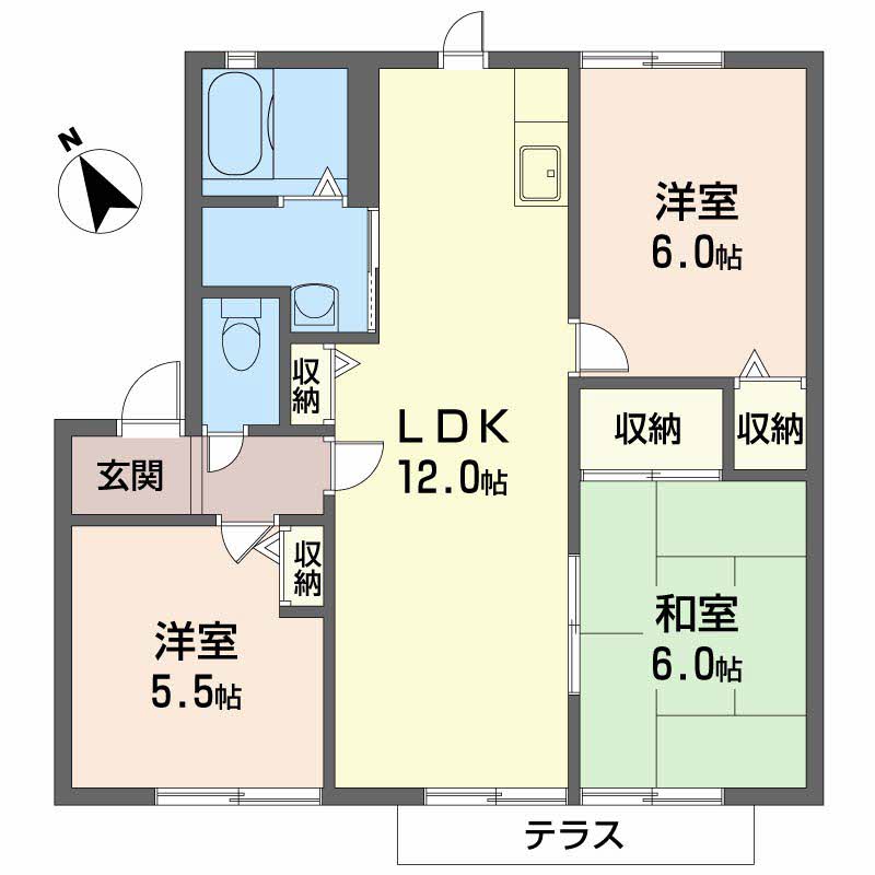 アネックス　日根野 B203号-10