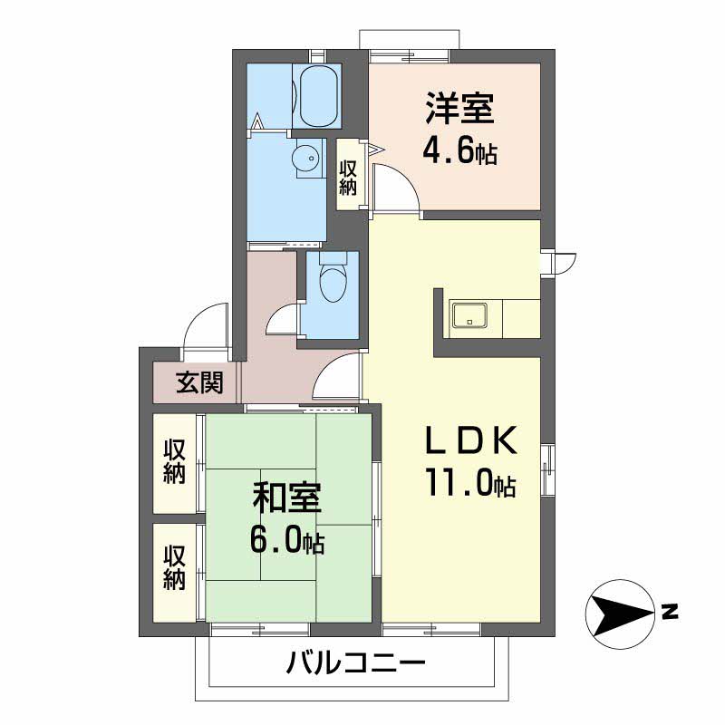 グリーン　オアシス E201号-2