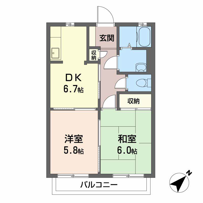 ハイム　穴師の里 A203号-5