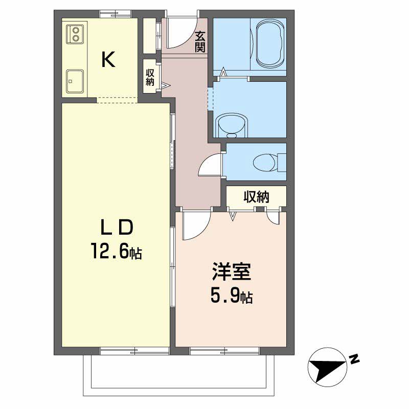 ハイツ　ティンクル桜ケ丘 0203号-4