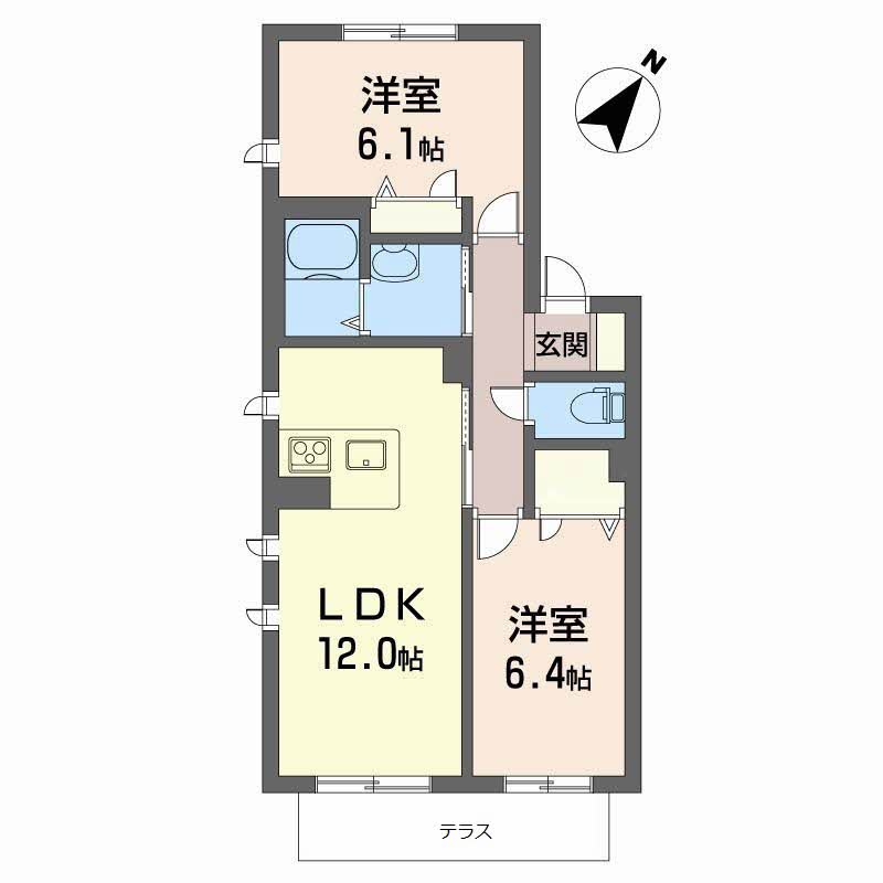 シャーメゾン泉陽 B102号-4