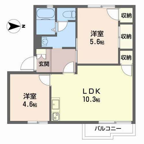 ハイツメイプルタウンB203-2