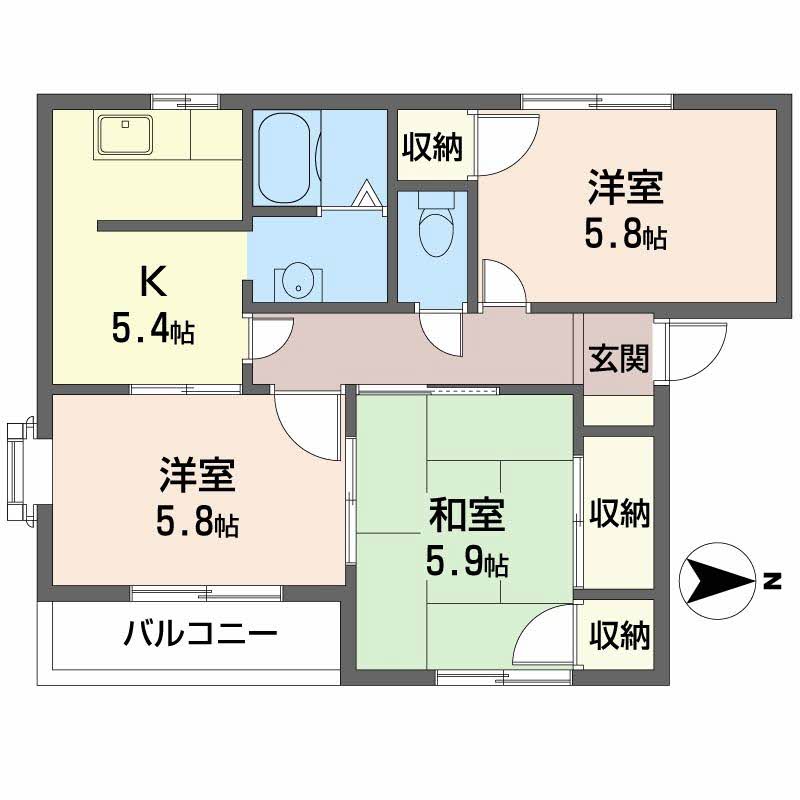 プリミエール国分寺 B101号-13