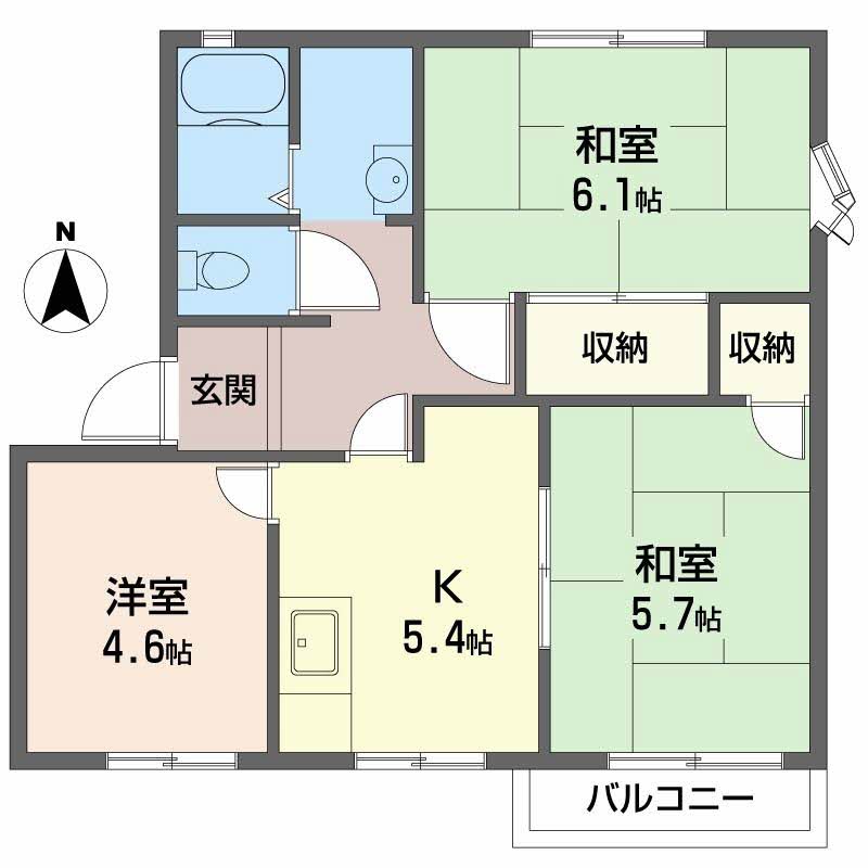 ハイツ宝和0201-2