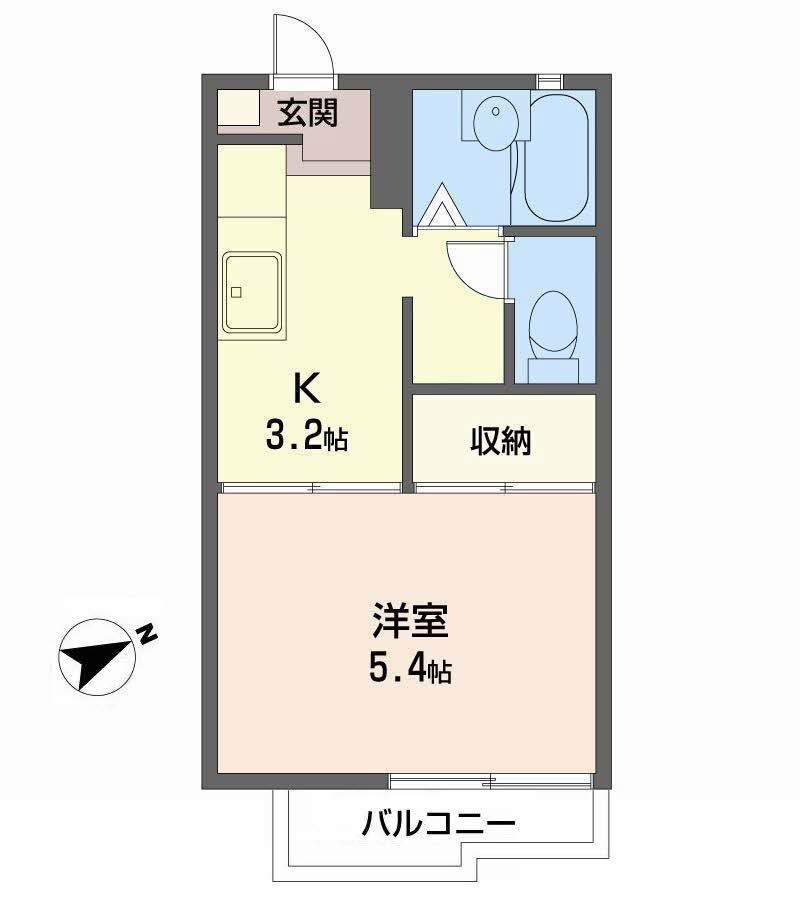 ヴィラ　カメリア B203号-2
