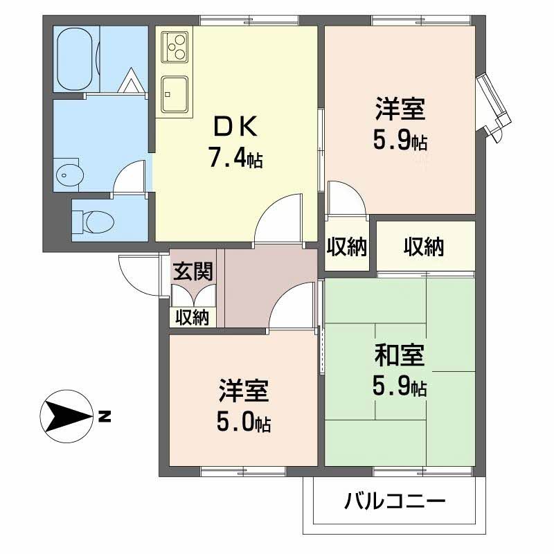 Ｃａｌｍｌｙ溝口 B202号-16