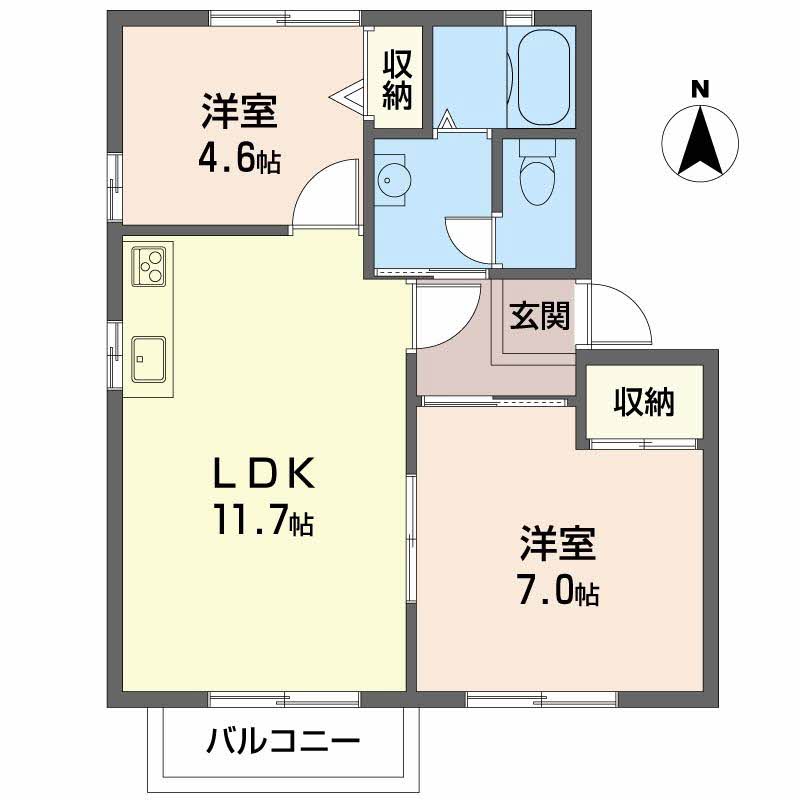フレグランス狭間 B202号-14