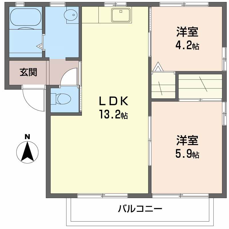ディアス花北 A202号-3