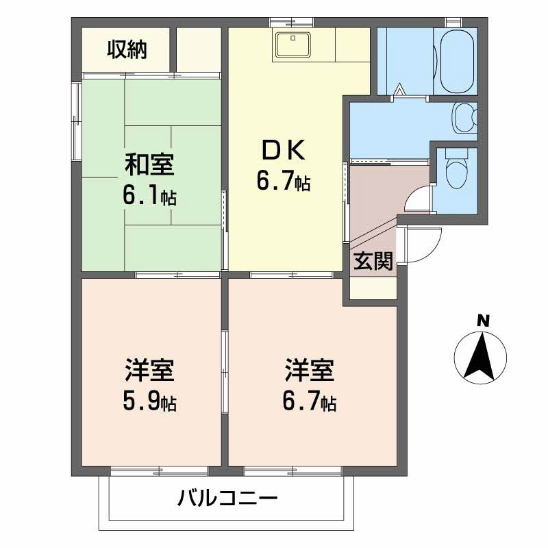 サンコーポB201-2