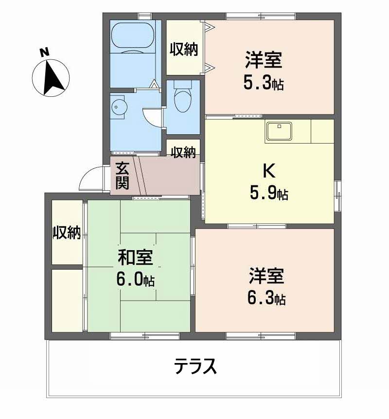シャーメゾン高岡西 A101号-16