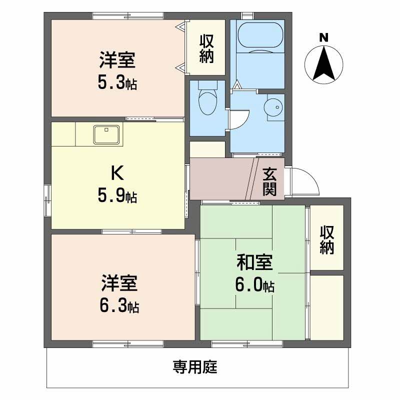 シャーメゾン志保A102-2