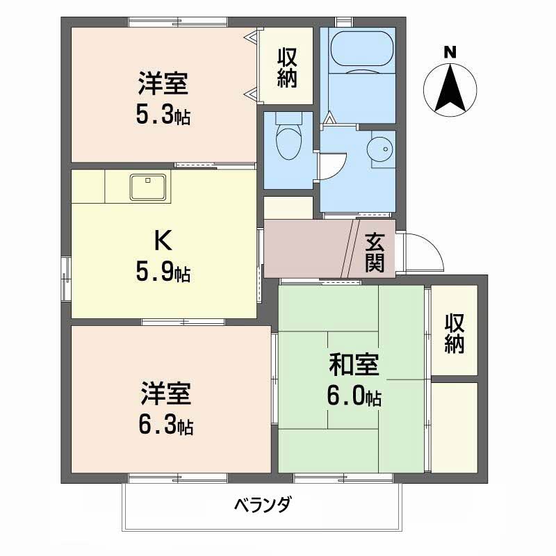 シャーメゾン志保 B202号-4