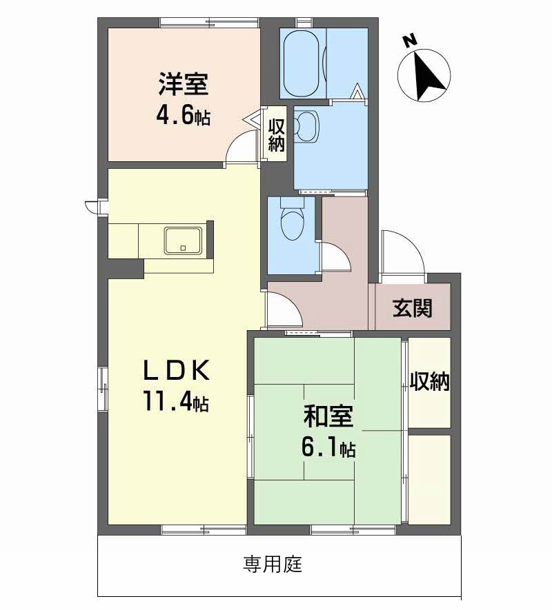 シャーメゾンＴＯＭＡＭＩ A102号-3