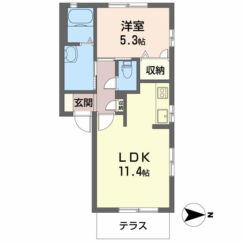 シャーメゾンかみやA105-2