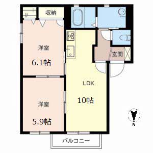シャーメゾン桜A201-2