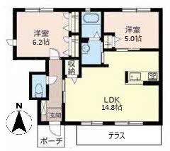 シャーメゾン今宿C101-2