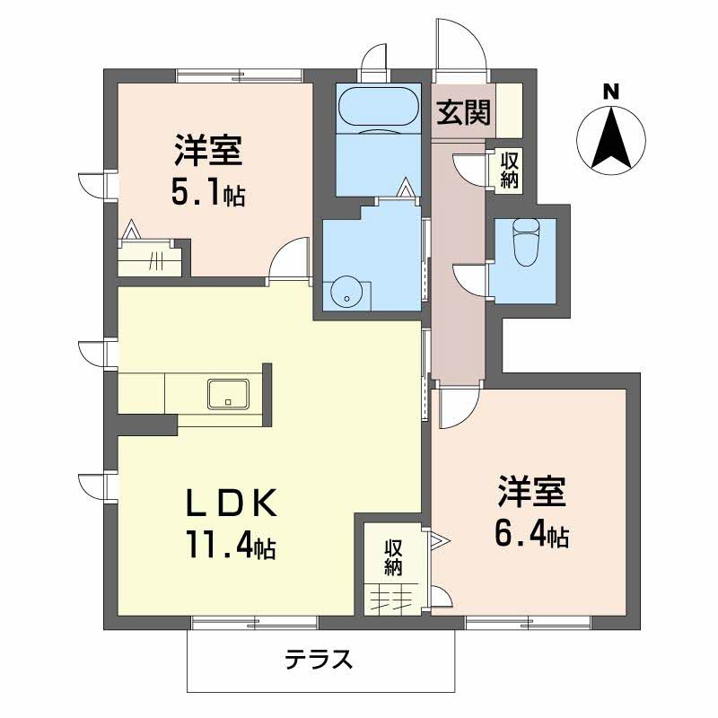 シャーメゾン浜の宮 B103号-2