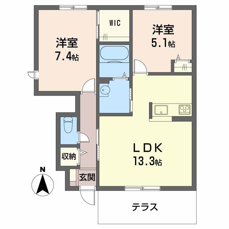 シャーメゾンロージーB101-2