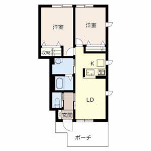 ヴィラーチェ砥堀B102-2